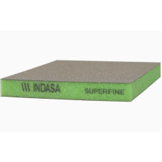 Двосторонній абразивний спонж Indasa Super Fine розмір 98х120х13 мм, зерно P500-600