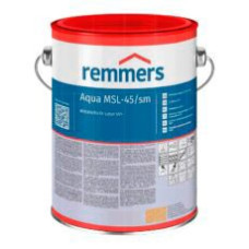 Універсальна декоративна водна лазур з підвищеною стійкістю до ультрафіолетового випромінювання, для внутрішніх і зовнішніх робіт (вікна, двері, садові меблі, фахверк) Aqua MSL-45/SM UV, 1 л