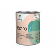 Інтер'єрна миюча фарба для стін TEKNOS Biora 7 матова  (Прозора), 0.9 л
