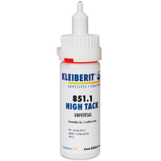 Універсальний клей момент KLEIBERIT 851.1 для миттєвого склеювання. Густий, 0.002 кг