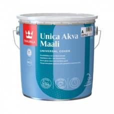 Напівглянсова акрилатна фарба Tikkurila Unica Akva, (Біла), 0.9 л