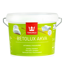 Водорозчинна фарба для бетонних і дерев'яних підлог Tikkurila Betolux Akva, (Біла), 0.9 л